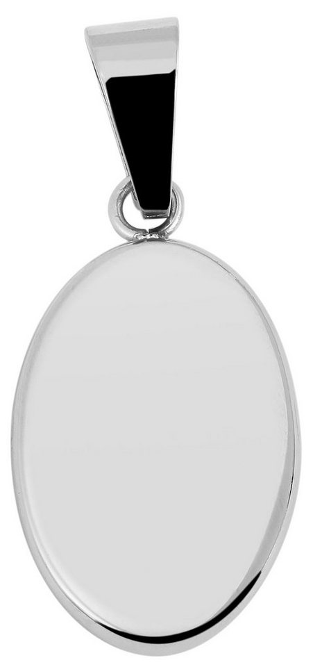 AKZENT Dog Tag Anhänger Nermin Gravur Kettenanhänger aus Edelstahl oval von AKZENT