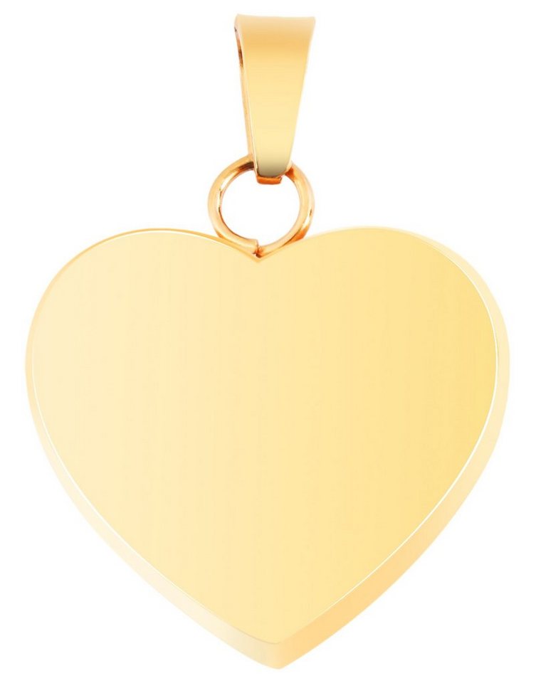 AKZENT Kettenanhänger Tiana Herz Gravur Kettenanhänger aus Edelstahl, Damen AnhÃ¤nger von AKZENT