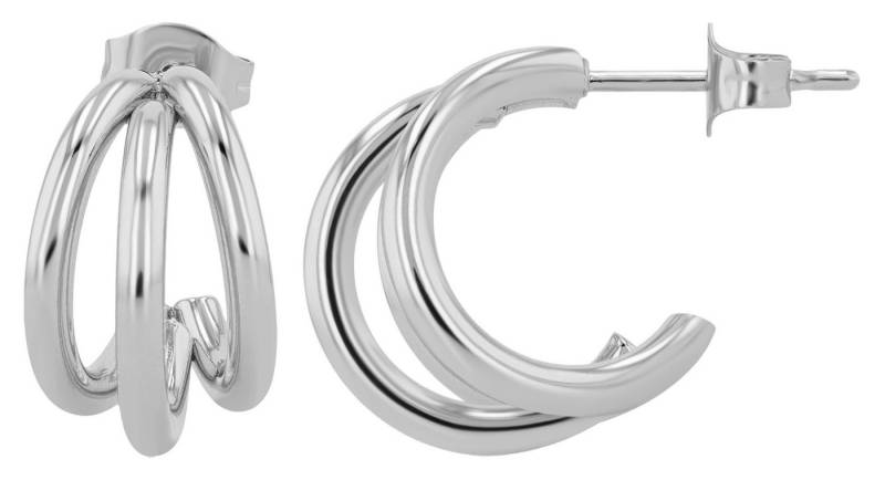 AKZENT Ohrring-Set 5050733 Creolen Ohrringe Edelstahl silber Damen wasserfest (Paar) von AKZENT