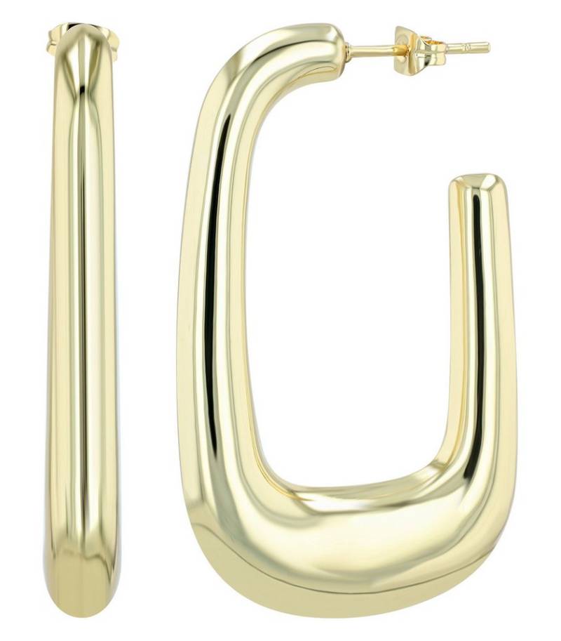 AKZENT Ohrring-Set 5050735 Creolen Ohrringe Edelstahl silber Damen wasserfest (Paar) von AKZENT