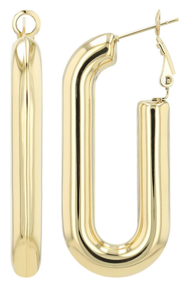 AKZENT Ohrring-Set 5050740 Creolen Ohrringe Edelstahl silber Damen wasserfest (Paar) von AKZENT