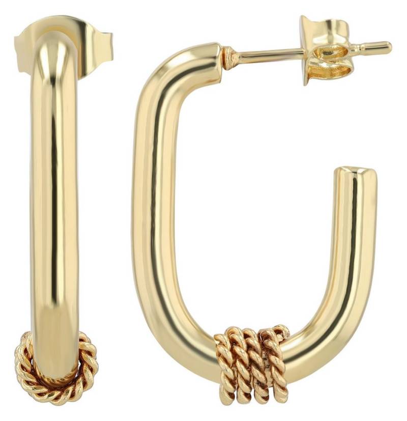 AKZENT Ohrring-Set 5050767 Creolen Ohrringe Edelstahl silber Damen wasserfest (Paar) von AKZENT