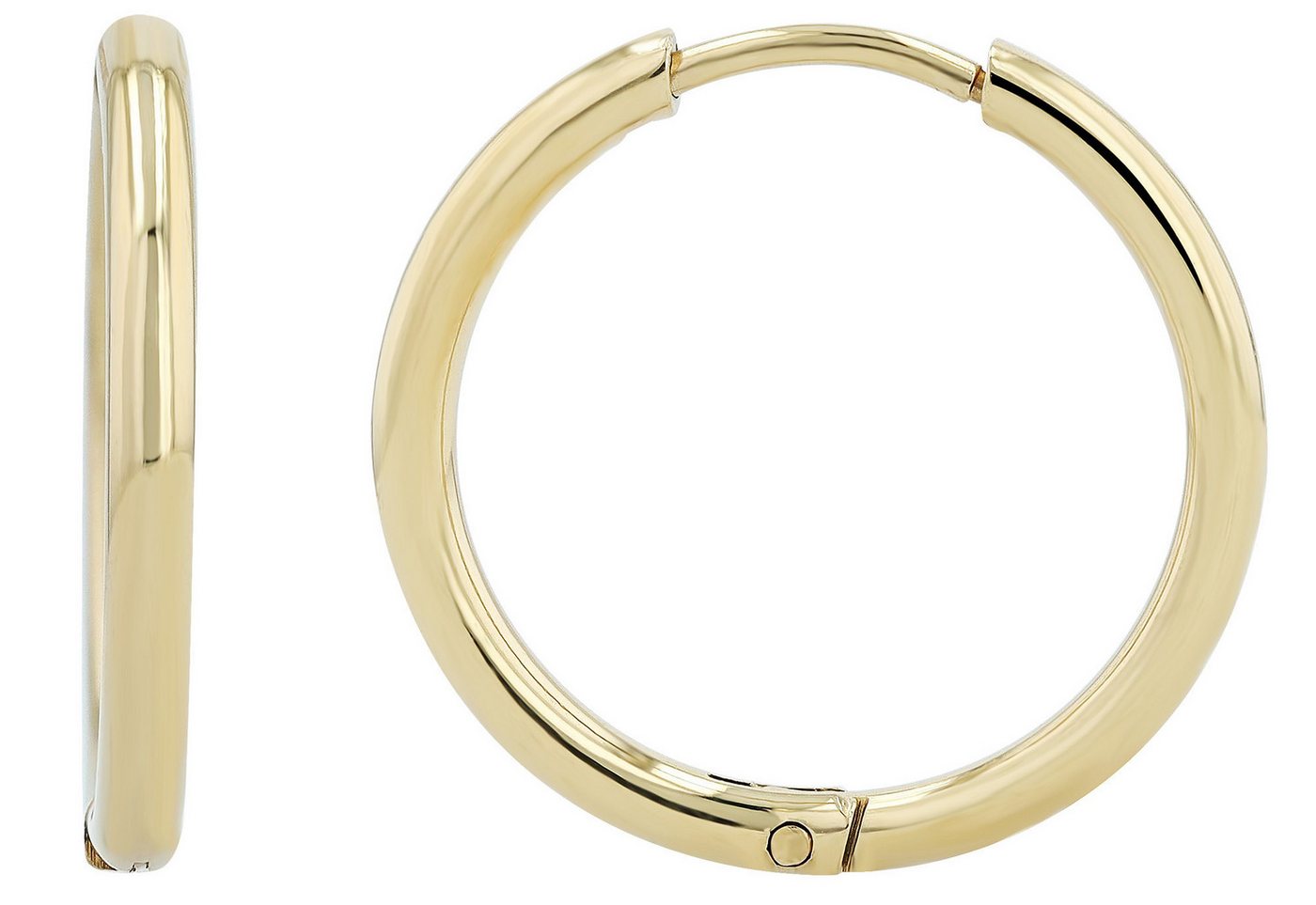 AKZENT Ohrring-Set 5050812 Creolen Ohrringe Edelstahl silber Damen wasserfest (Paar) von AKZENT