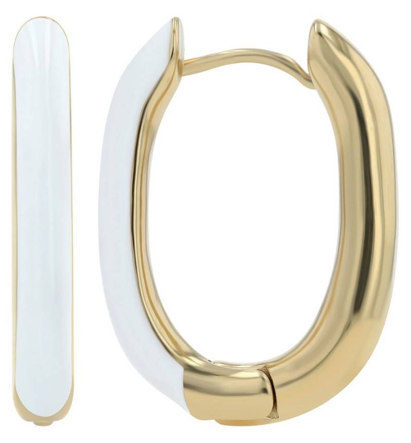 AKZENT Ohrring-Set 5050816 Creolen Ohrringe Edelstahl gold Damen wasserfest (Paar) von AKZENT