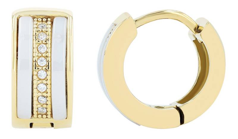 AKZENT Ohrring-Set 5050837 Creolen Ohrringe Edelstahl silber Damen wasserfest (Paar) von AKZENT