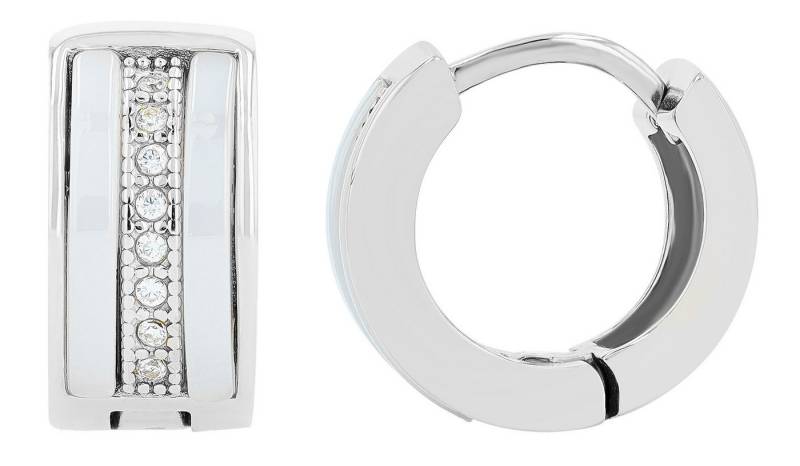 AKZENT Ohrring-Set 5050837 Creolen Ohrringe Edelstahl silber Damen wasserfest (Paar) von AKZENT