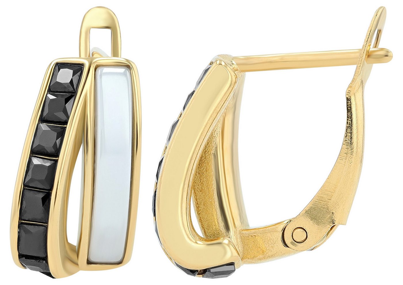 AKZENT Ohrring-Set 5050839 Creolen Ohrringe Edelstahl silber Damen wasserfest (Paar) von AKZENT