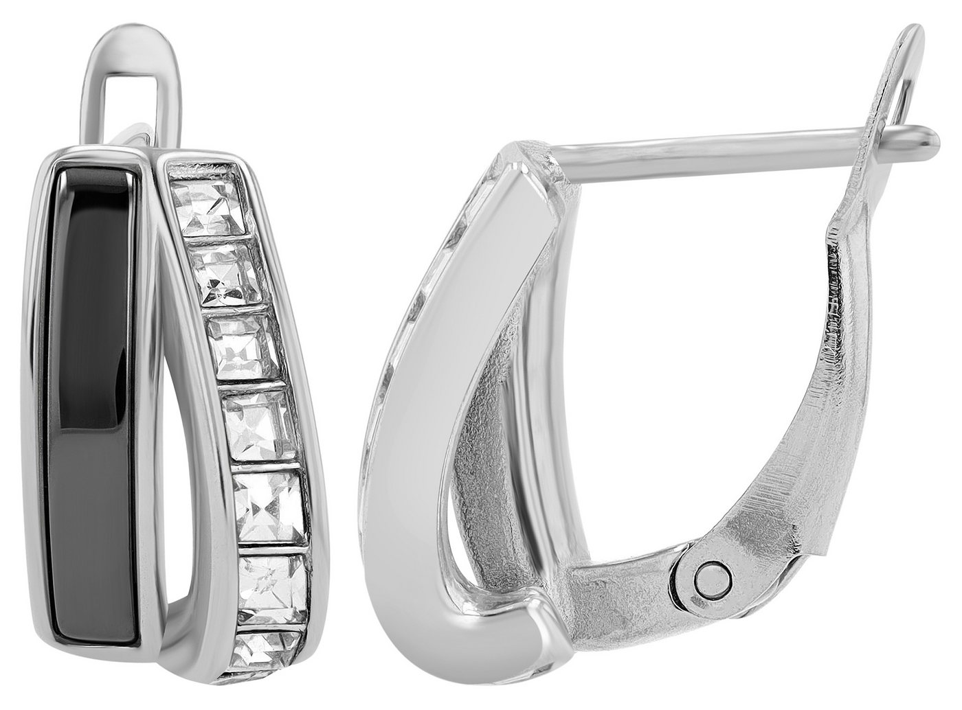 AKZENT Ohrring-Set 5050839 Creolen Ohrringe Edelstahl silber Damen wasserfest (Paar) von AKZENT