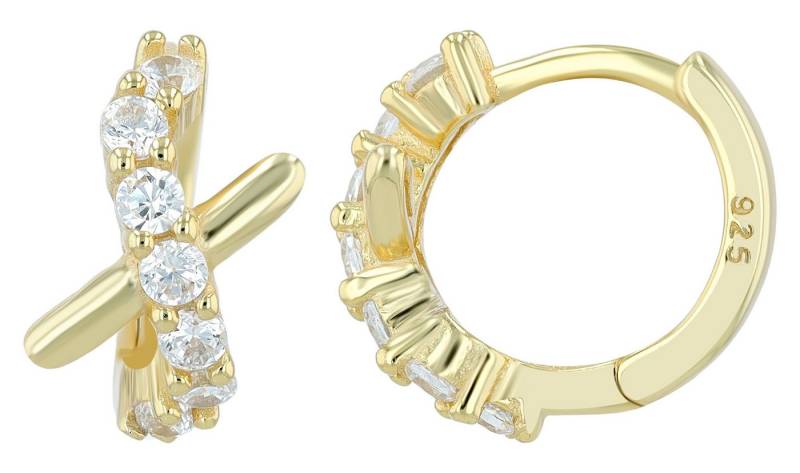 AKZENT Ohrring-Set 5300551 Creolen Ohrringe Silber Damen wasserfest (Paar) von AKZENT