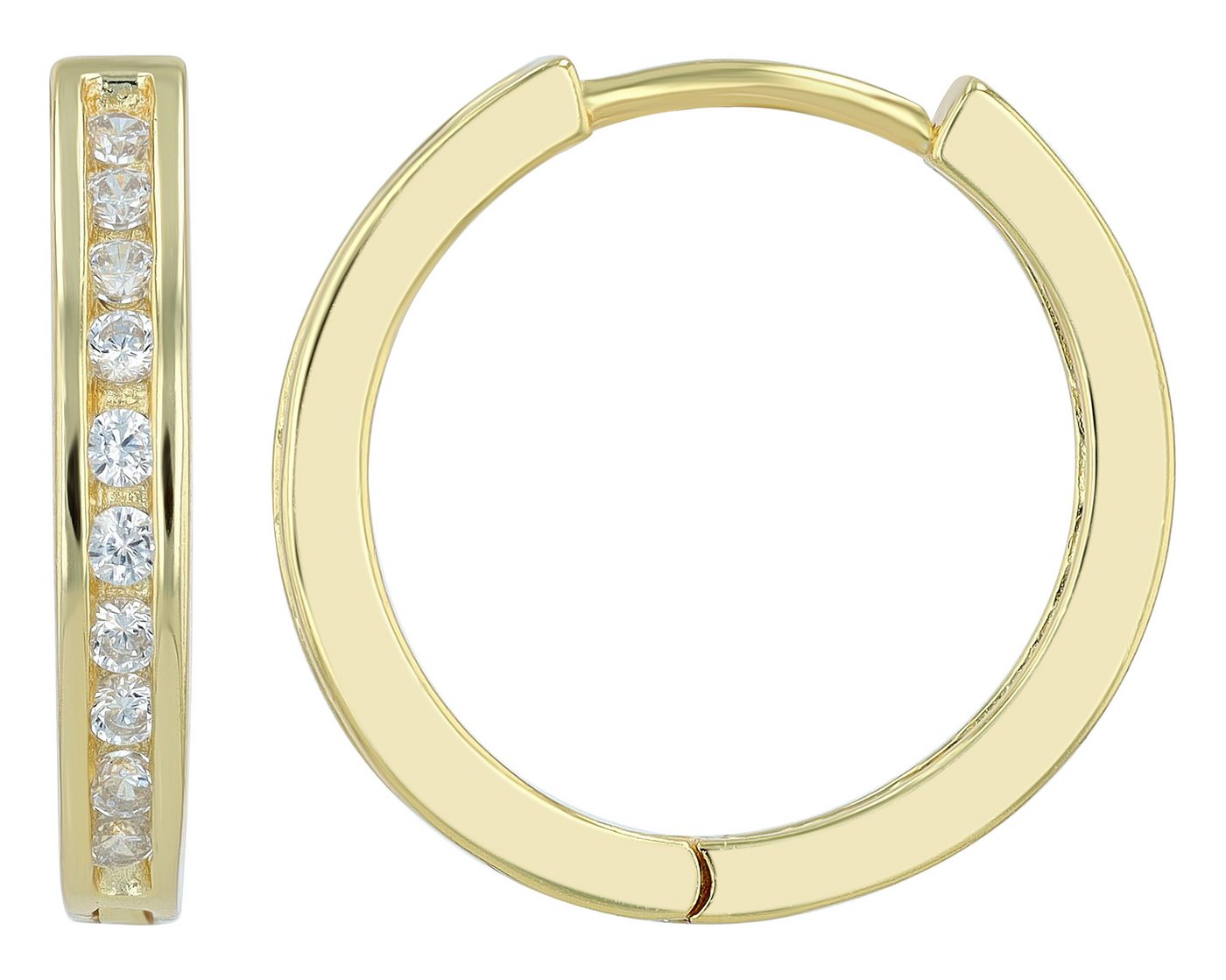 AKZENT Ohrring-Set 5300571 Creolen Ohrringe Silber Damen wasserfest (Paar) von AKZENT