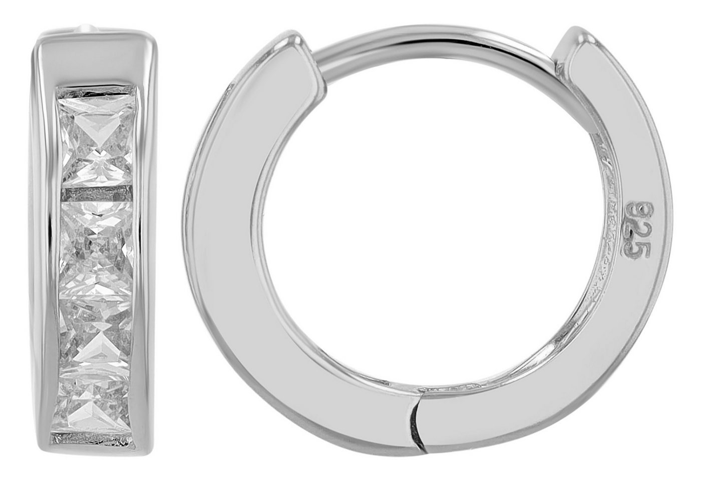 AKZENT Ohrring-Set 5300575 Creolen Ohrringe Silber Damen wasserfest (Paar) von AKZENT