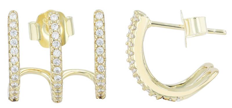 AKZENT Ohrring-Set 5300669 Creolen Ohrringe Silber Damen wasserfest (Paar) von AKZENT