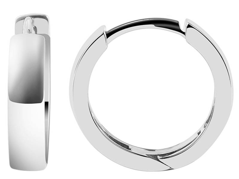 AKZENT Ohrring-Set Die schlichten Klapp-Creolen für Damen wurden aus 925/- (Paar), Damen Ohrring von AKZENT