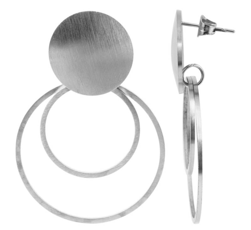 AKZENT Ohrring-Set Die hängenden gold- und silberfarbenen Ohrstecker der Marke (Paar), Damen Ohrring von AKZENT