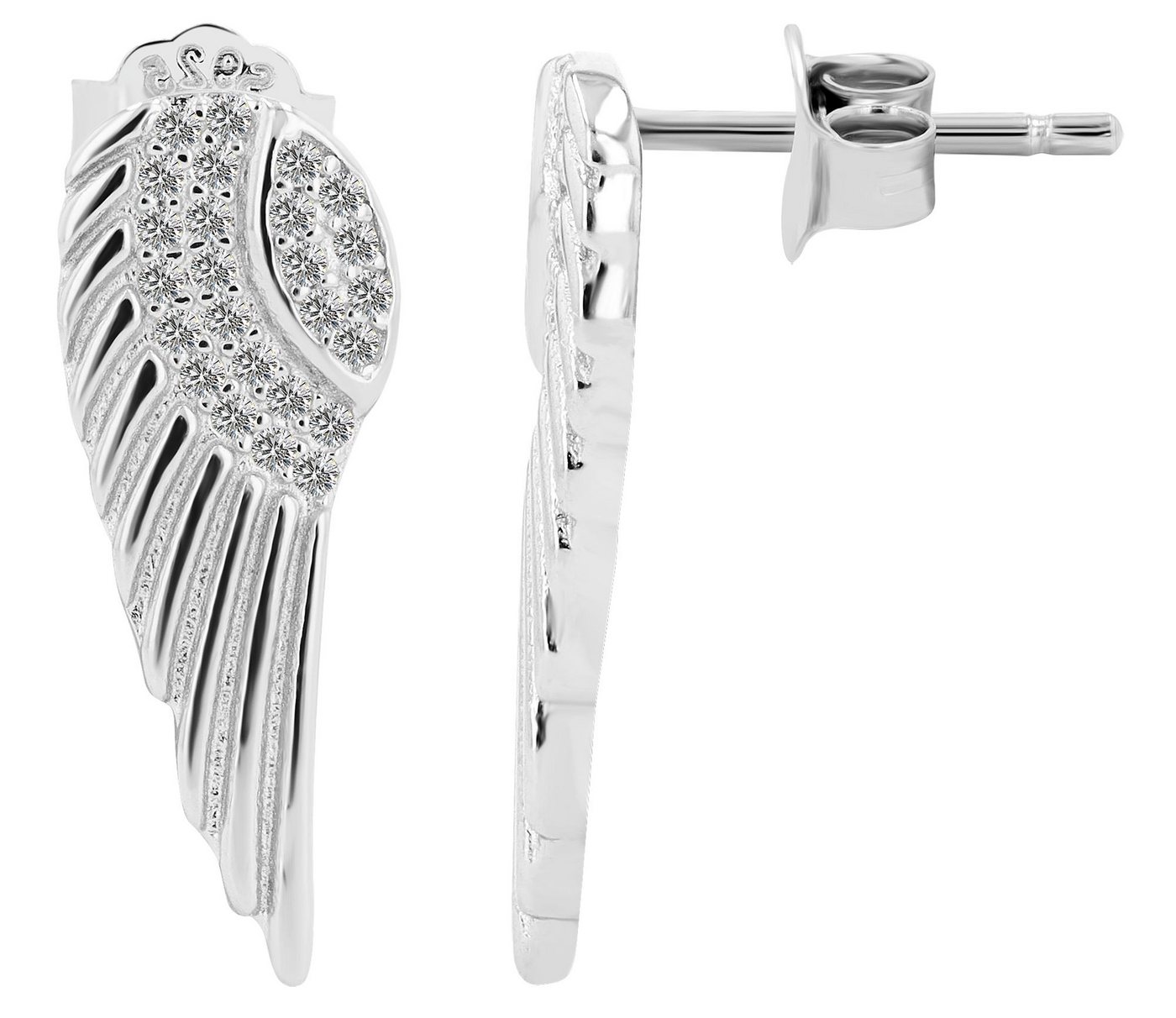 AKZENT Ohrring-Set Anien Ohrstecker Ohrringe Silber Damen wasserfest (Paar) von AKZENT