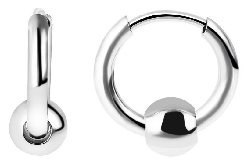 AKZENT Ohrring-Set Anjo Creolen Ohrringe Edelstahl silber Damen wasserfest (Paar) von AKZENT