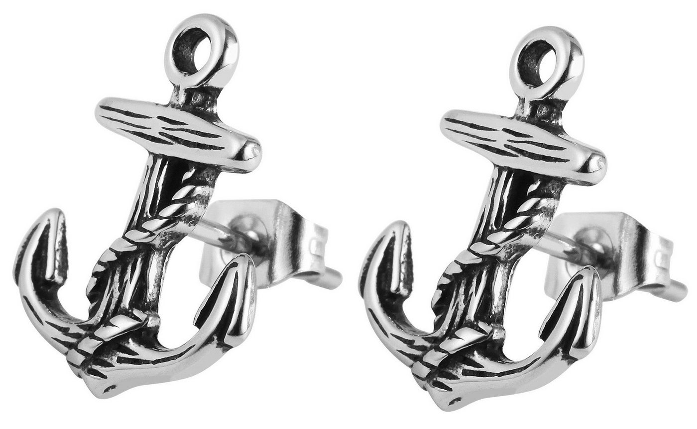 AKZENT Ohrring-Set Ankat Ohrstecker Ohrringe Edelstahl silber Damen wasserfest (Paar) von AKZENT