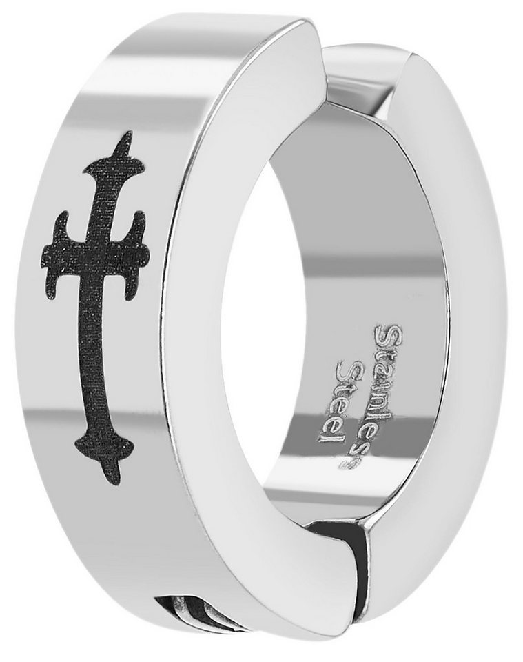 AKZENT Ohrring-Set Bryn Creolen Ohrringe Edelstahl silber Damen wasserfest (Paar) von AKZENT