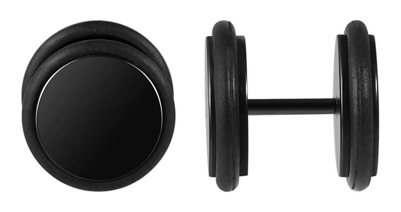 AKZENT Ohrring-Set Camilo Ohrstecker Ohrringe Edelstahl schwarz Damen wasserfest (Paar) von AKZENT