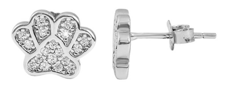 AKZENT Ohrring-Set Die niedlichen Ohrstecker in Form von kleinen Hundepfoten wurden (Paar), Damen Ohrring von AKZENT