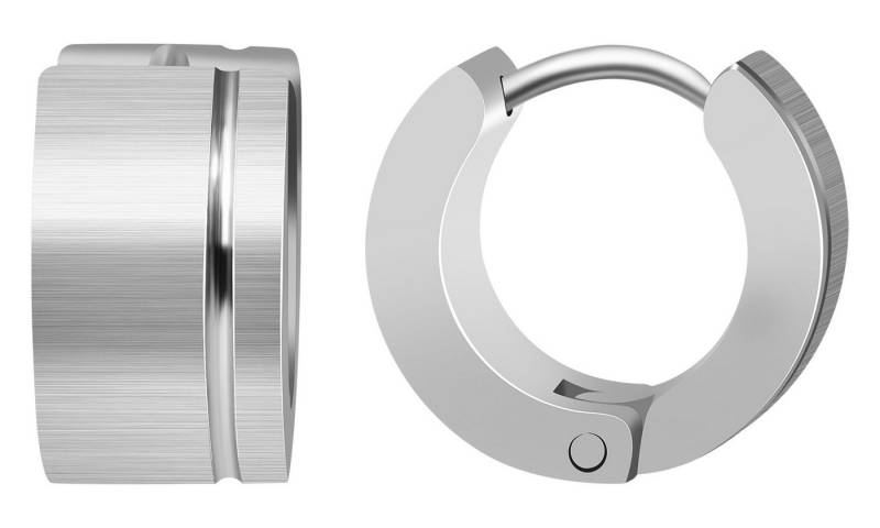 AKZENT Ohrring-Set Die Klapp-Creolen der Marke Akzent wurden aus Edelstahl gefertigt (Paar), Damen Ohrring von AKZENT