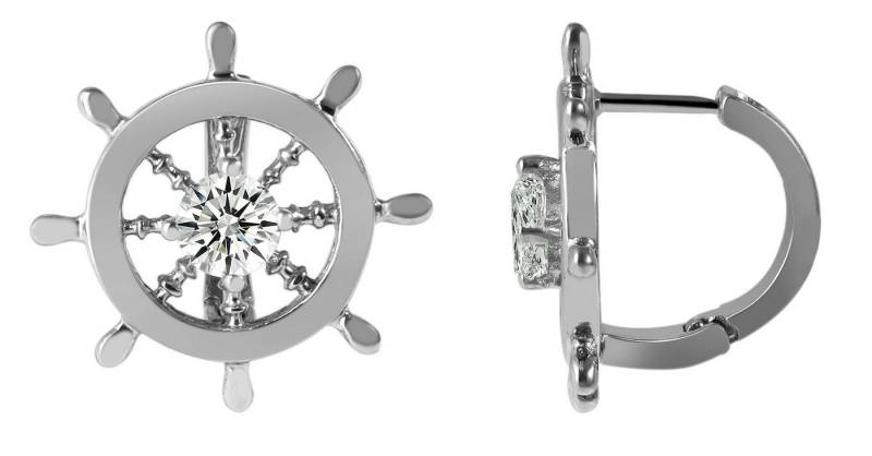 AKZENT Ohrring-Set Daphne Ohrstecker Ohrringe Edelstahl silber Damen wasserfest (Paar), Damen Ohrring von AKZENT