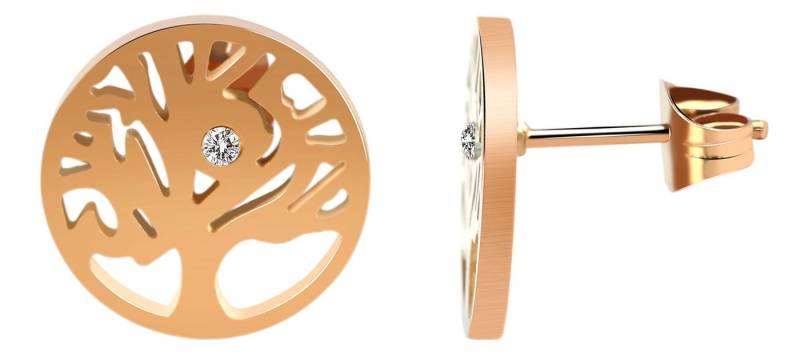 AKZENT Ohrring-Set Diyana Ohrstecker Ohrringe Edelstahl silber Damen wasserfest (Paar), Damen Ohrring von AKZENT