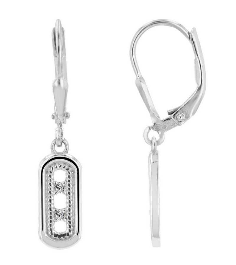 AKZENT Ohrring-Set Eara Ohrhänger Ohrringe Silber Damen wasserfest (Paar) von AKZENT