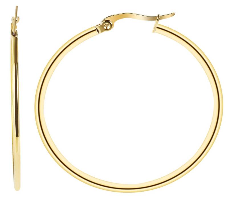 AKZENT Ohrring-Set Die runden Creolen der Marke Akzent wurden aus Edelstahl (Paar), Damen Ohrring von AKZENT