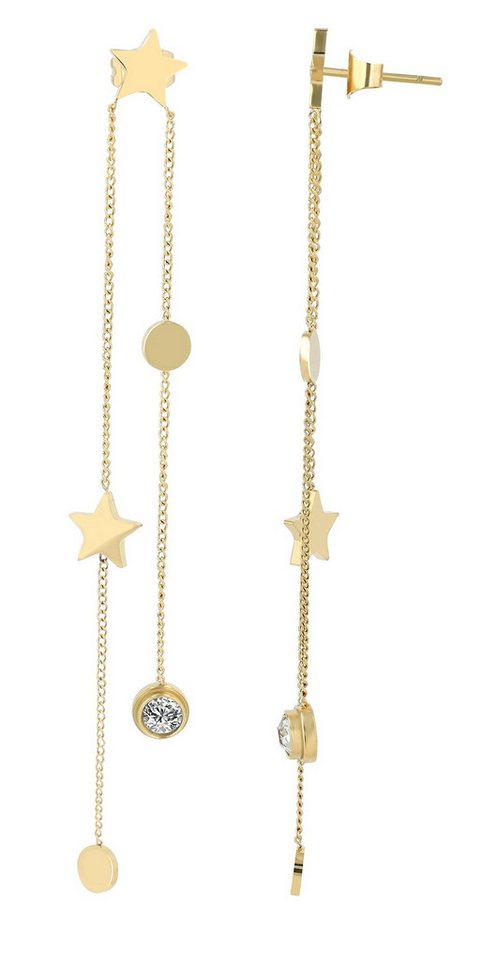 AKZENT Ohrring-Set Faye Ohrstecker Ohrringe Edelstahl silber Damen wasserfest (Paar) von AKZENT