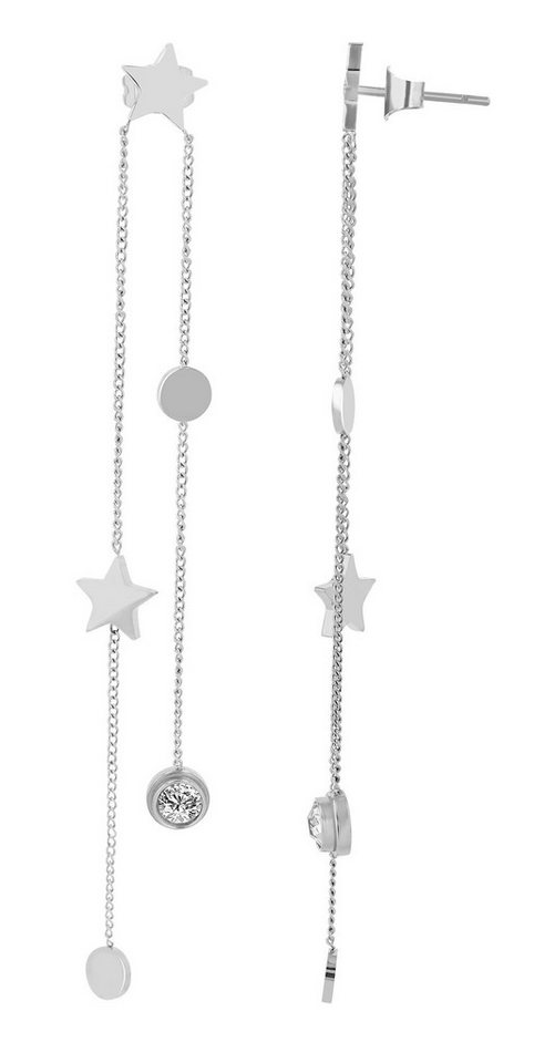 AKZENT Ohrring-Set Faye Ohrstecker Ohrringe Edelstahl silber Damen wasserfest (Paar) von AKZENT