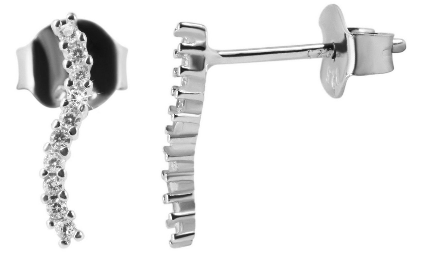 AKZENT Ohrring-Set Gisela Ohrstecker Ohrringe Silber Damen wasserfest (Paar) von AKZENT