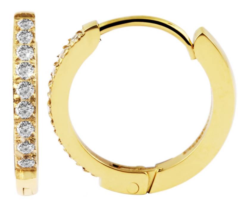 AKZENT Ohrring-Set Idita Creolen Ohrringe Edelstahl silber Damen wasserfest (Paar), Damen Ohrring von AKZENT