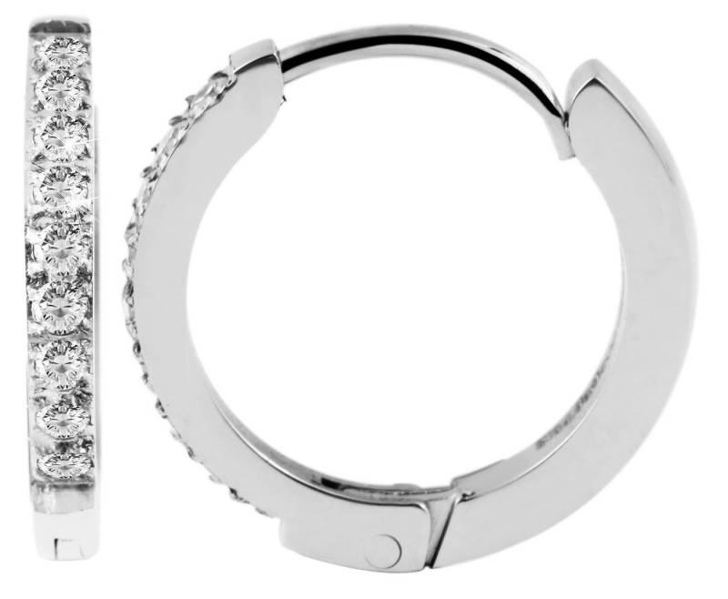 AKZENT Ohrring-Set Idita Creolen Ohrringe Edelstahl silber Damen wasserfest (Paar), Damen Ohrring von AKZENT