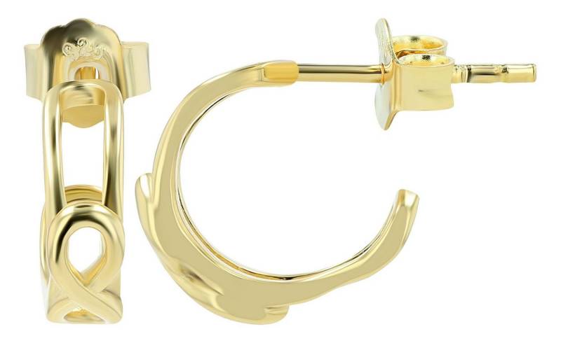 AKZENT Ohrring-Set Ina Creolen Ohrringe Silber goldfarbig Damen wasserfest (Paar) von AKZENT