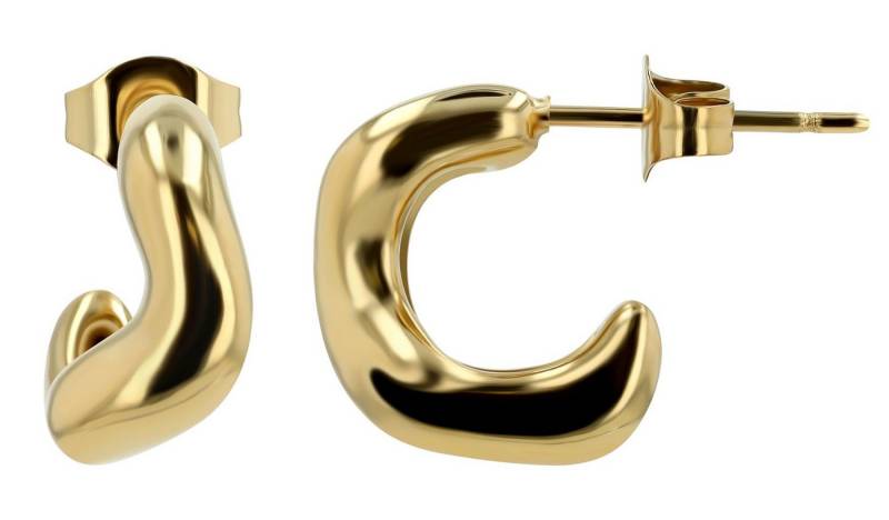 AKZENT Ohrring-Set Unsere Ohrstecker in Halbcreolen-Form bestehen aus hochwertigem (Paar), Damen Ohrring von AKZENT