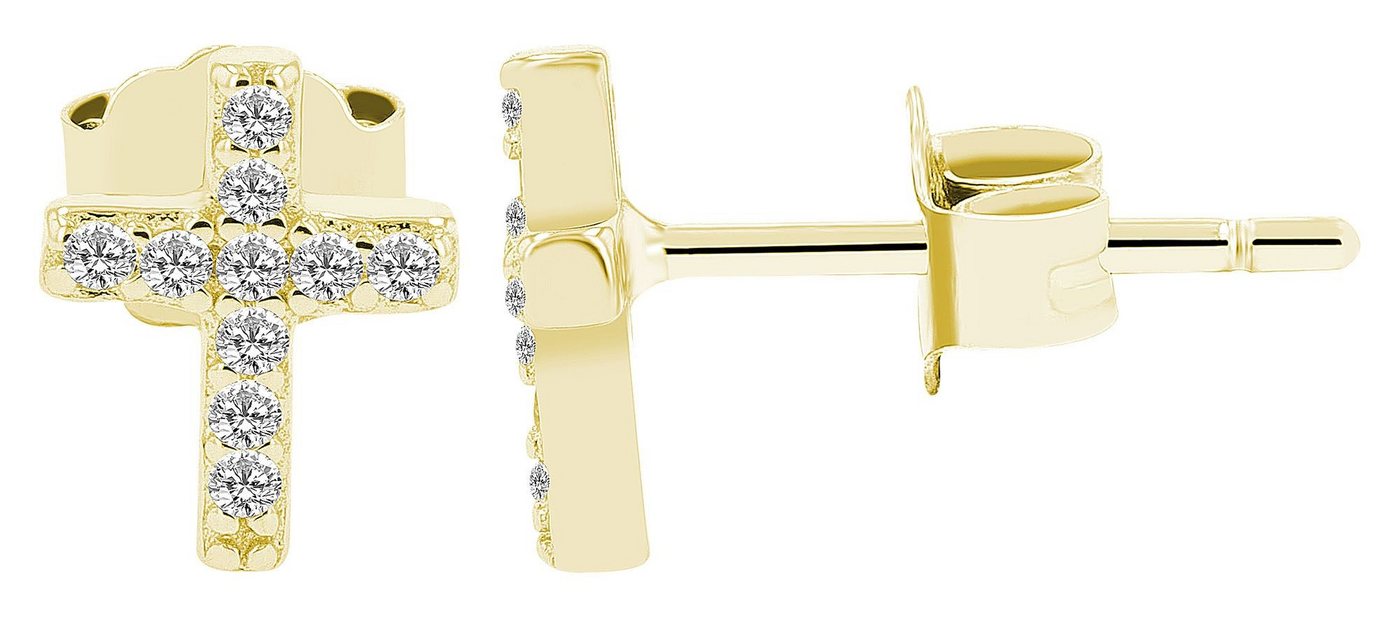 AKZENT Ohrring-Set Jacinta Ohrstecker Ohrringe Silber Damen wasserfest (Paar), Damen Ohrring von AKZENT