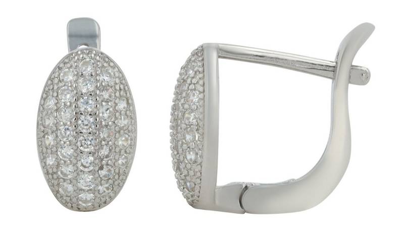 AKZENT Ohrring-Set Jeanne Creolen Ohrringe Silber Damen wasserfest (Paar) von AKZENT