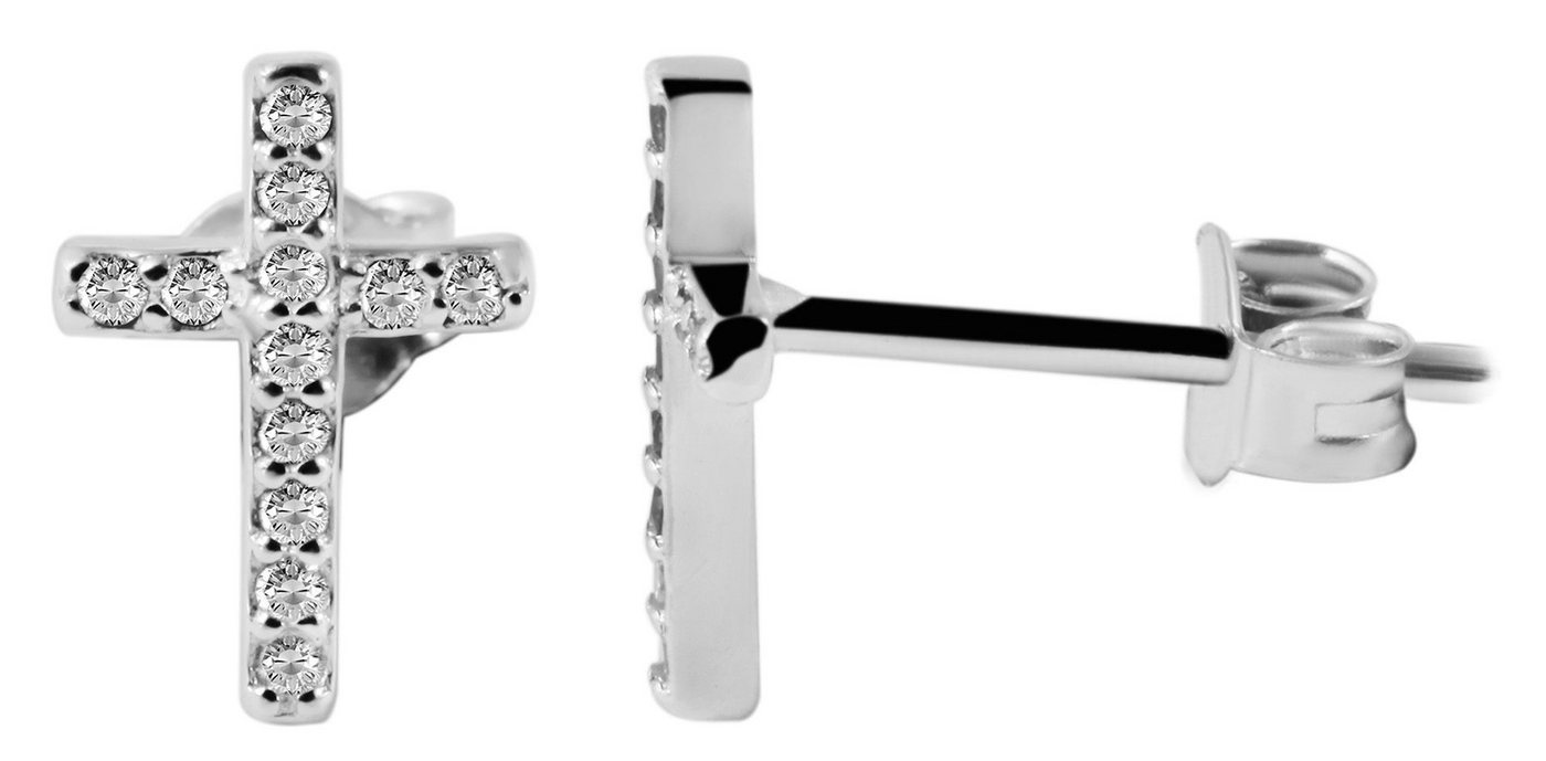 AKZENT Ohrring-Set Kira Ohrstecker Ohrringe Silber Damen wasserfest (Paar) von AKZENT