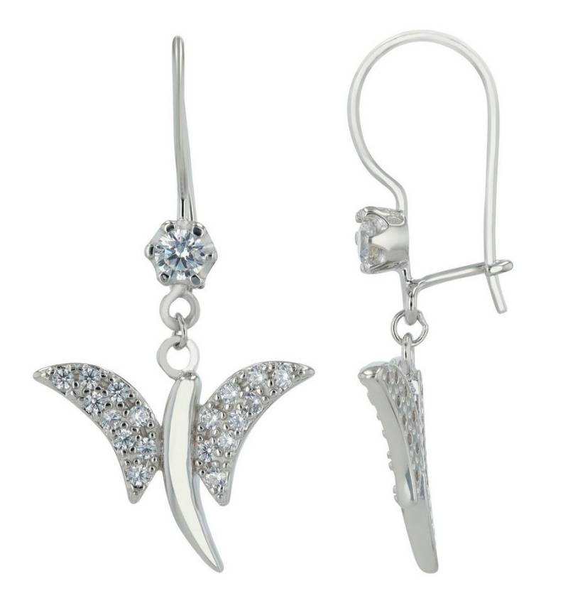 AKZENT Ohrring-Set Libellula "Libellula" - Libelle Ohrhänger, 925/- Echt Silber mit (Paar) von AKZENT