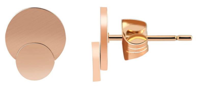 AKZENT Ohrring-Set Die runden Ohrstecker der Marke Akzent wurden aus Edelstahl (Paar), Damen Ohrring von AKZENT