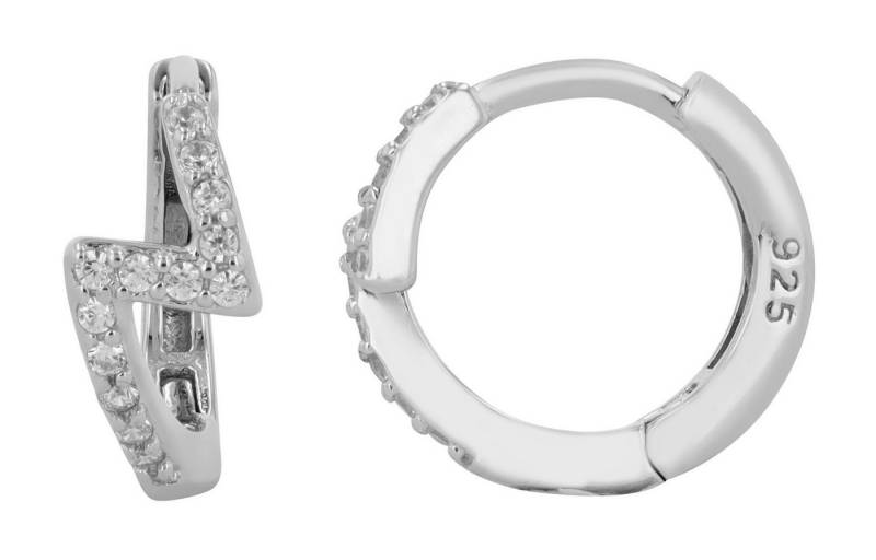 AKZENT Ohrring-Set Mathilde Creolen Ohrringe Silber Damen wasserfest (Paar) von AKZENT