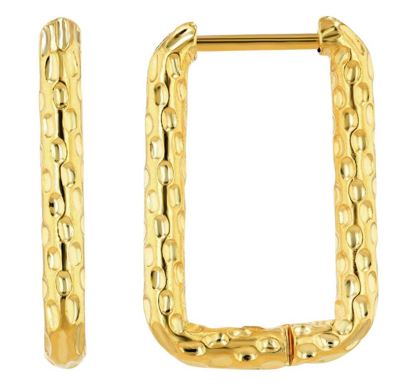 AKZENT Ohrring-Set Medea Creolen Ohrringe Edelstahl silber Damen wasserfest (Paar) von AKZENT