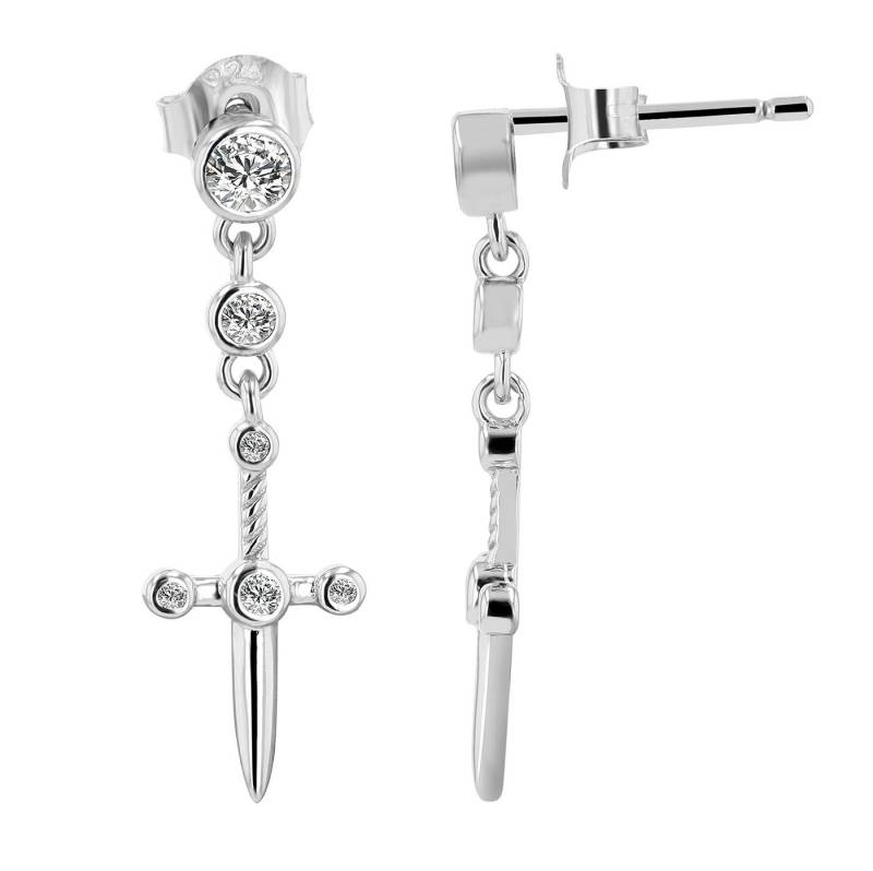 AKZENT Ohrring-Set Melli Ohrhänger Ohrringe Silber Damen wasserfest (Paar) von AKZENT