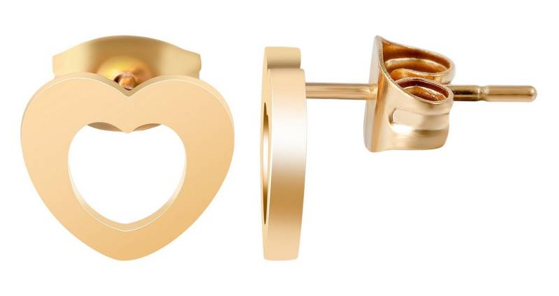 AKZENT Ohrring-Set Akzent Ohrstecker mit Herz Herzchen Motiv aus Edelstahl. Der (Paar), Damen Ohrring von AKZENT