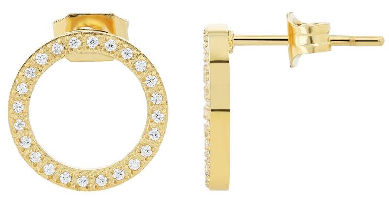 AKZENT Ohrring-Set Miral Ohrstecker Ohrringe Edelstahl silber Damen wasserfest (Paar) von AKZENT