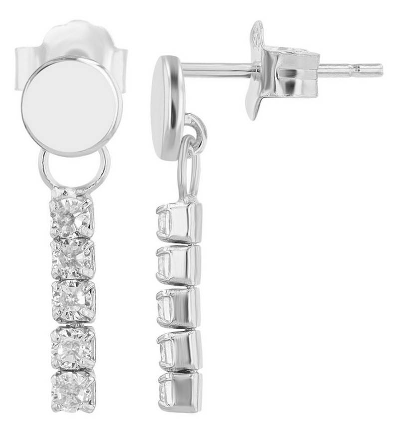 AKZENT Ohrring-Set Nohea Ohrhänger Ohrringe Silber Damen wasserfest (Paar) von AKZENT