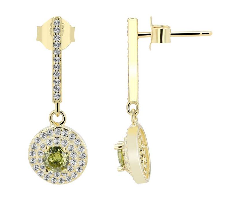 AKZENT Ohrring-Set Gefertigt aus rhodiniertem oder vergoldetem 925er Sterlingsilber, (Paar), Damen Ohrring von AKZENT