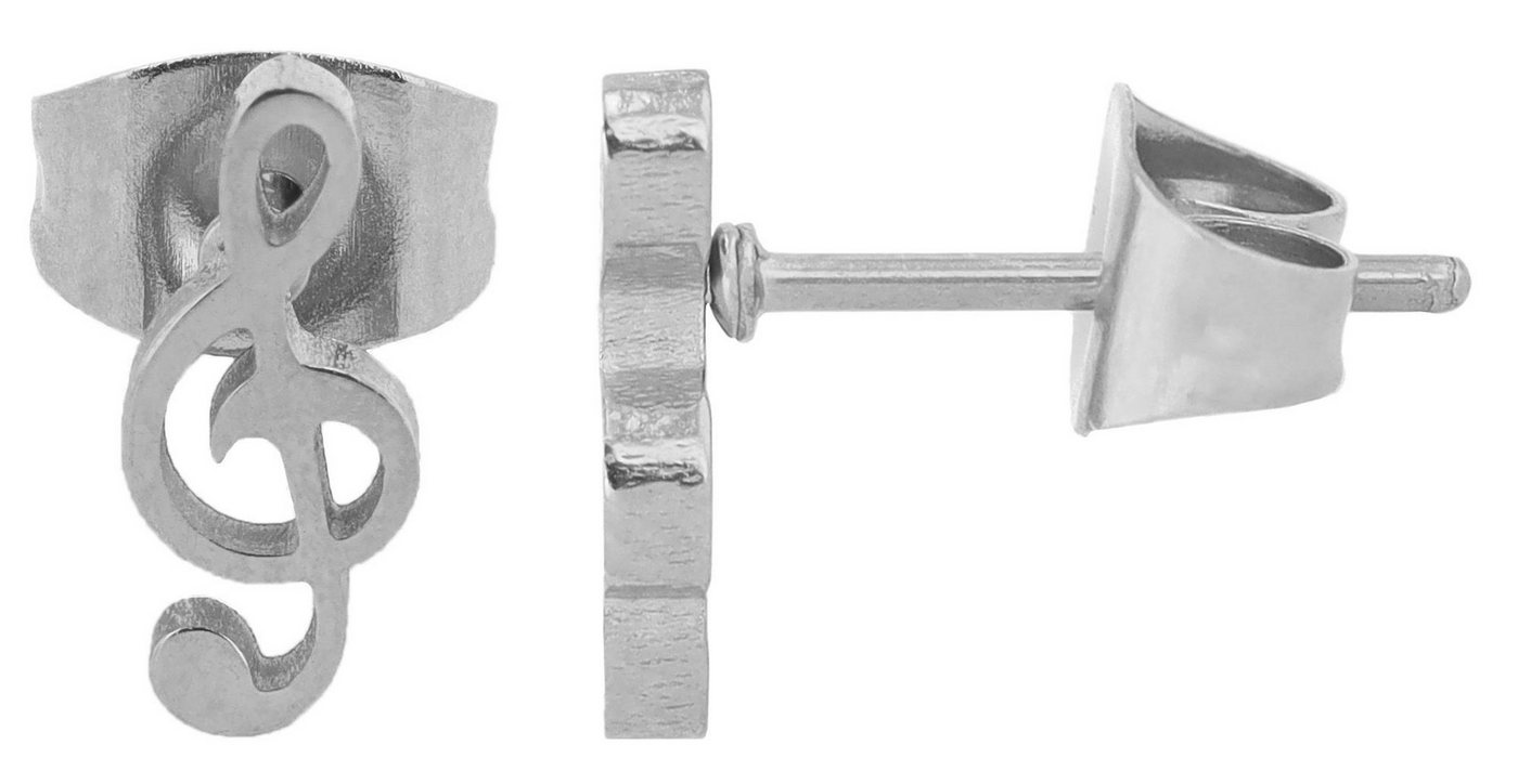 AKZENT Ohrring-Set Philo Ohrstecker Ohrringe Edelstahl silber Damen wasserfest (Paar) von AKZENT