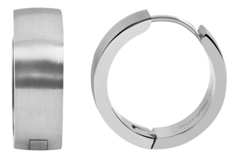 AKZENT Ohrring-Set Die Akzent Klapp-Creolen wurden aus Edelstahl gefertigt und sind (Paar) von AKZENT